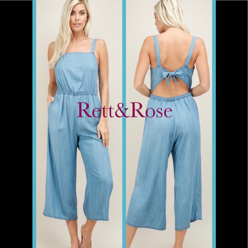 Blue jumpsuit